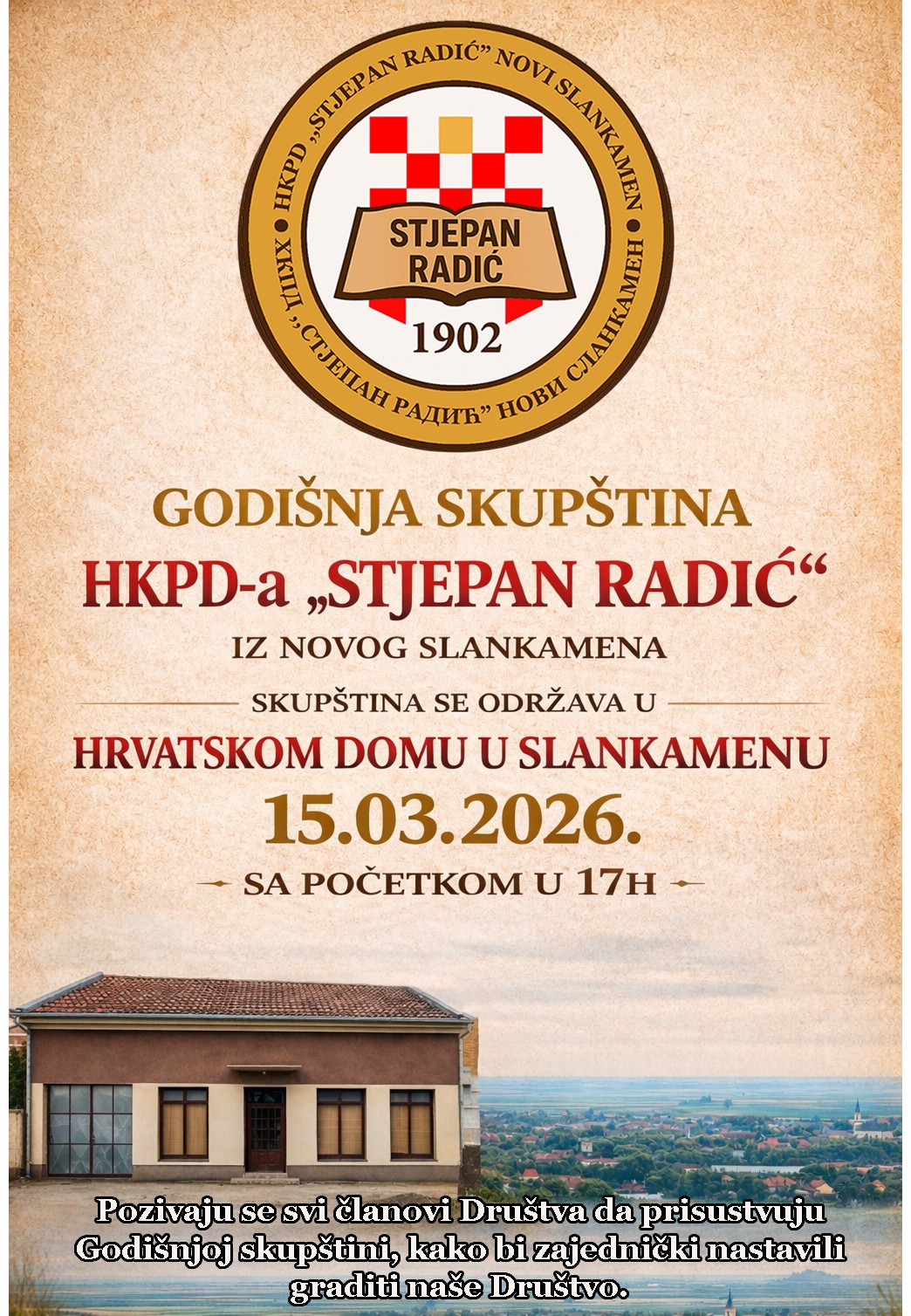 Poziv na Godišnju Skupštinu Društva